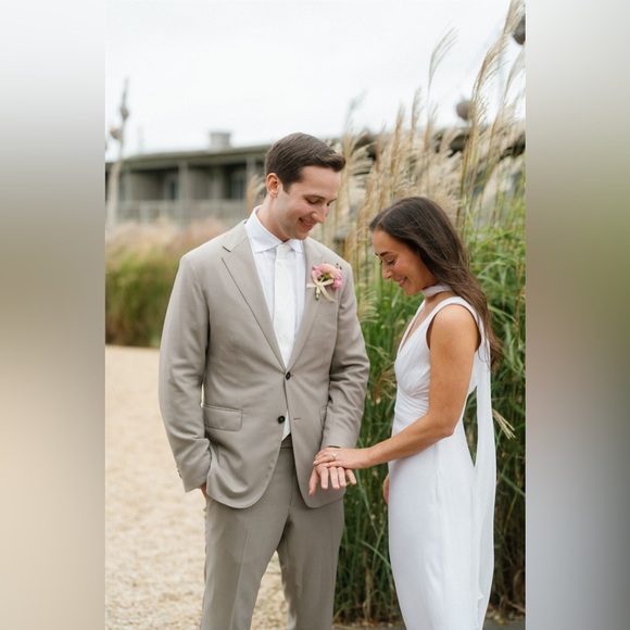 Custom UNDONE by Kate dress with neck scarf - fits size 2/4 - Picture 6 of 7